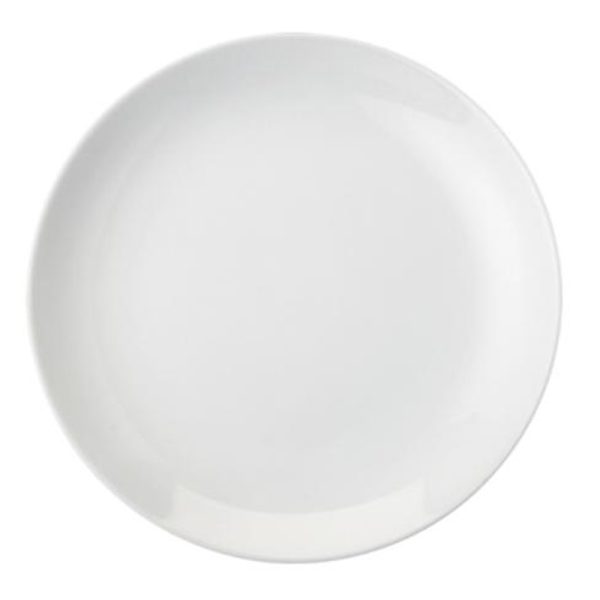 plato porcelana blanca